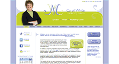 Desktop Screenshot of carolwhitemarketing.com